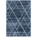 Alto AL01 Modern Moroccan Berber Soft Plush Boho Shaggy Blue/Cream Rug