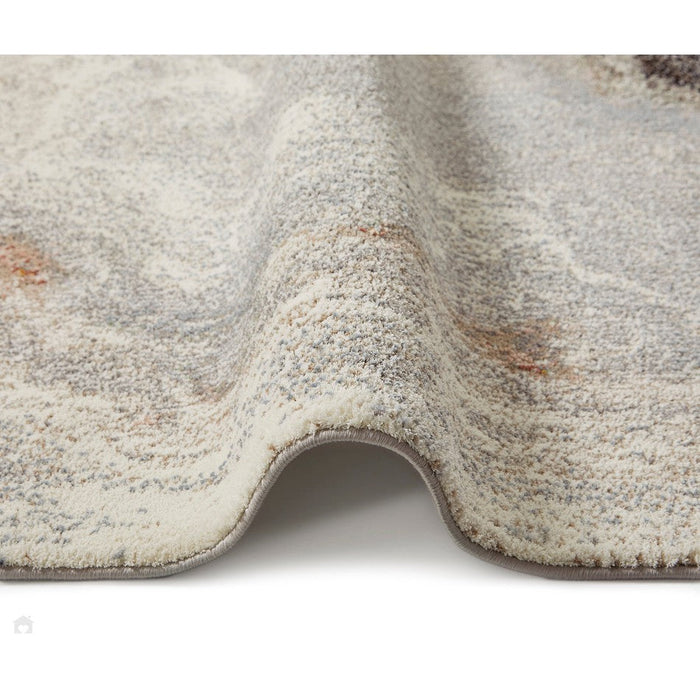 Amara AMA101 Modern Abstract Marbled Granite Stone High-Density Soft-Touch Polyester Ivory/Grey/Taupe Rug