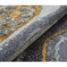 Amara AMA103 Modern Abstract Marbled Granite Stone High-Density Soft-Touch Polyester Grey/Blue/Bronze Rug