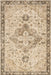 Amaryllis Medallion Brown Washable Area Rug 152x244 cm