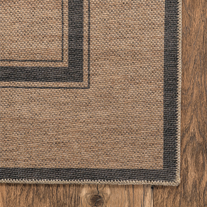 Amelina Washable Jute Rug for Southwestern Home Decor