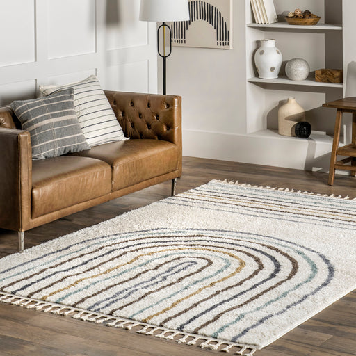 Amiah Beige Area Rug for Cozy Living Space