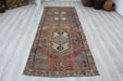 Anatolian Tribal Hand Knotted Area Rug 137x46 Inches