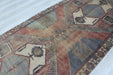 Anatolian Tribal Hand Knotted Area Rug 137x46 Inches