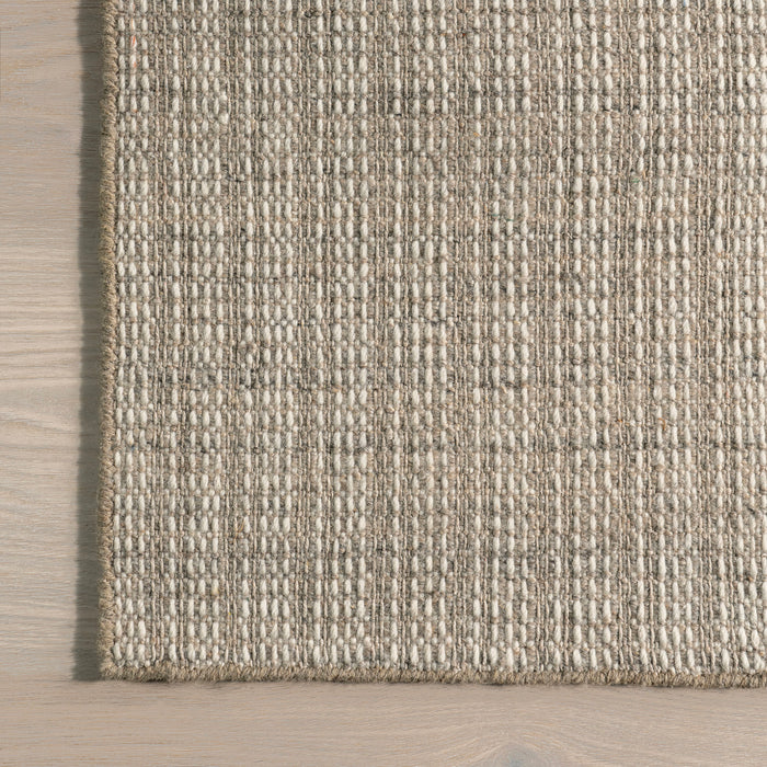 Ander Brown Striped Wool Rug 150x240 cm