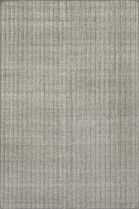 Ander Dark Grey Striped Wool-Blend Area Rug 160x230 cm