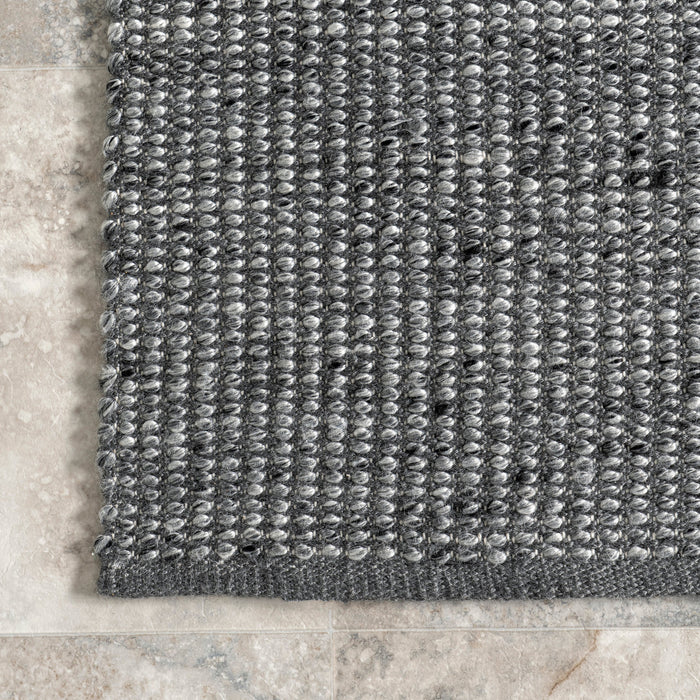 Anisa Recycled Indoor Outdoor Rug 152 cm Grey