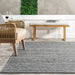 Anisa Recycled Indoor Outdoor Rug 152 cm Grey