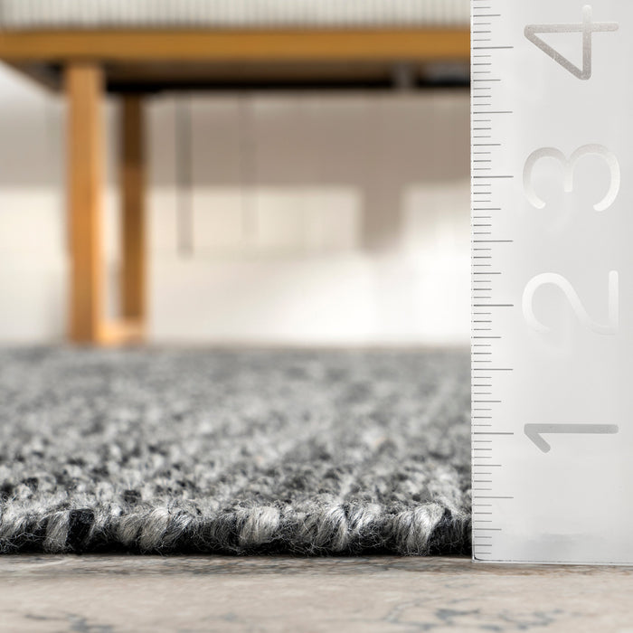 Anisa Recycled Indoor Outdoor Rug 152 cm Grey