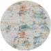 Ankara Global ANR09 Ivory/Multicolour Round Rug