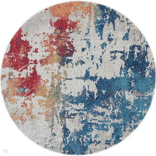 Ankara Global ANR10 Multicolour Round Rug