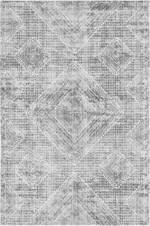 Annie Light Grey Mosaic Diamond Area Rug 150x240 cm