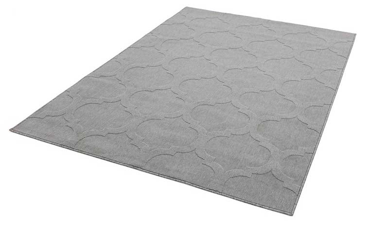 Antibes AN01 Grey Trellis Rug