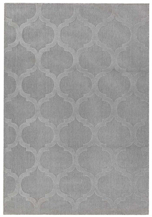 Antibes AN01 Grey Trellis Rug