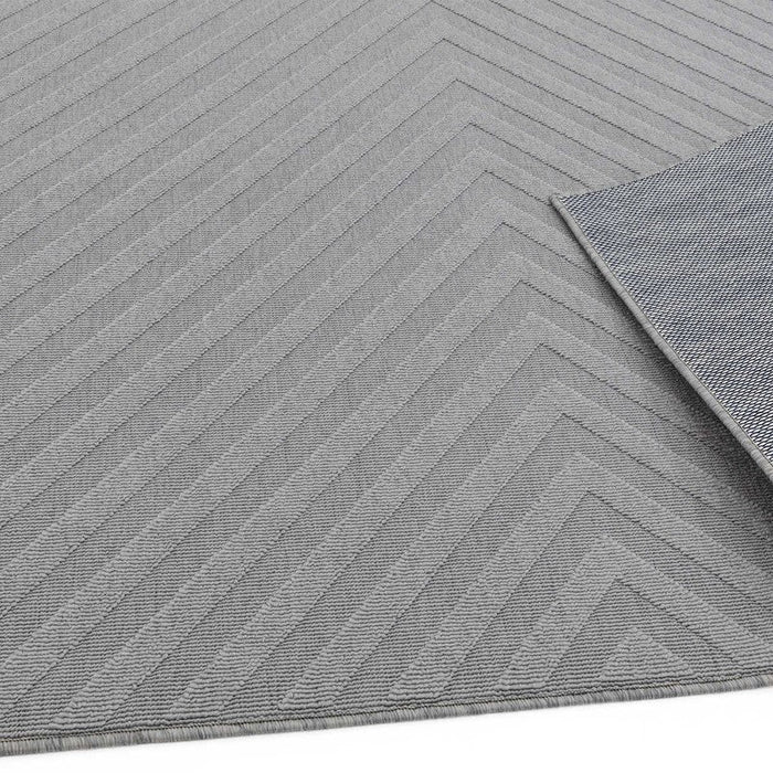 Antibes AN07 Light Grey Arrow Rug