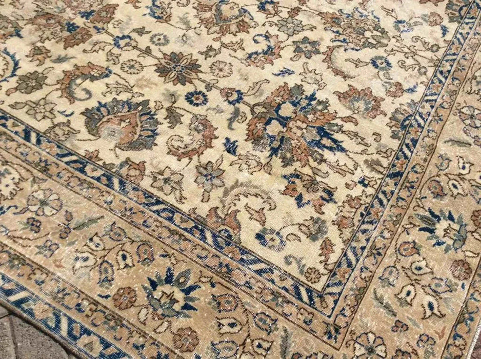 Antique Hand Knotted Turkish Oushak Rug 361 X 251 cm