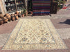 Antique Hand Knotted Turkish Oushak Rug 361 X 251 cm