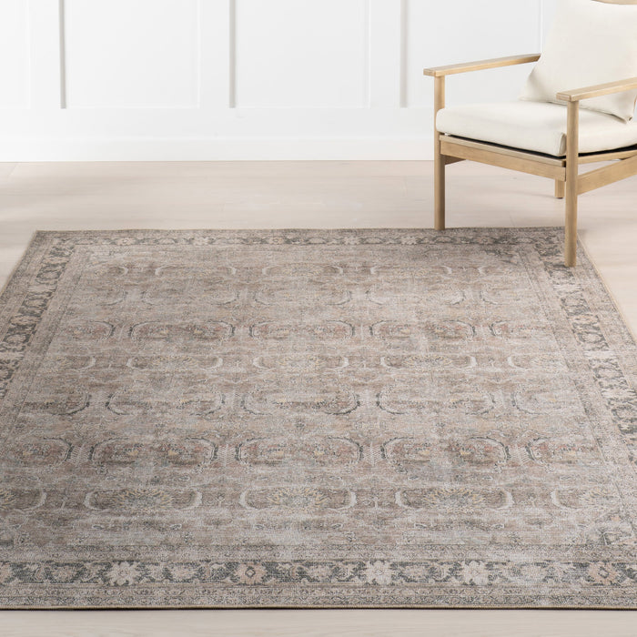 Antique Jute-Blend Area Rug 120x180 cm Brown