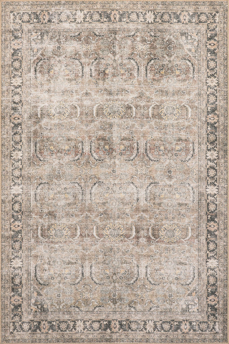 Antique Jute-Blend Area Rug 120x180 cm Brown