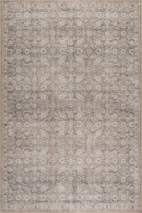 Antique Jute-Blend Area Rug 90x150 cm Dark Beige