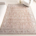 Antique Jute-Blend Area Rug In Rust Color 140x200 cm