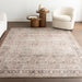 Antique Jute-Blend Area Rug in Light Brown 160x230 cm