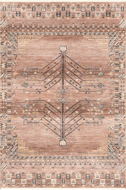 Antique Meadow Area Rug 160x230 cm Rust Color