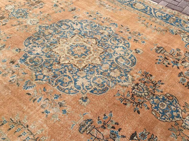 Antique Turkish Oushak Area Rug 155cm x 102cm