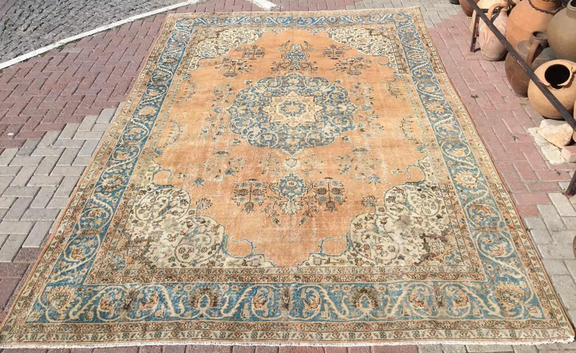 Antique Turkish Oushak Area Rug 155cm x 102cm