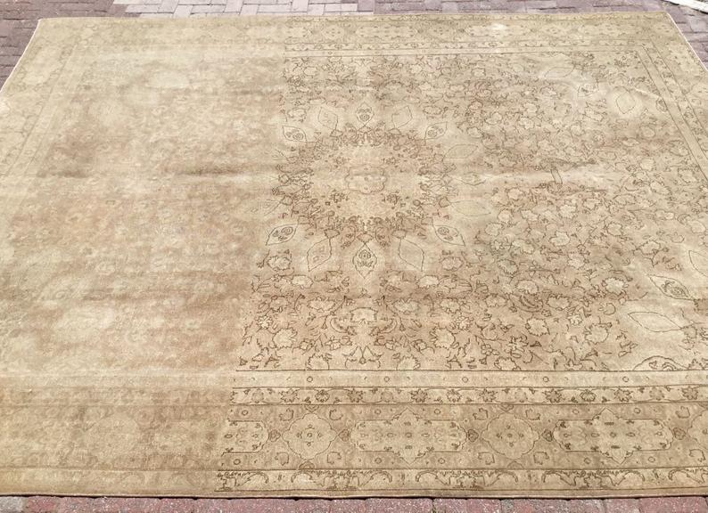 Antique Turkish Oushak Area Rug 372cm x 294cm