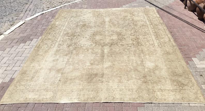 Antique Turkish Oushak Area Rug 372cm x 294cm