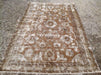 Antique Turkish Oushak Hand Knotted Area Rug 203x124 cm