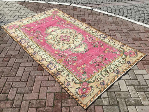 Antique Turkish Oushak Handmade Area Rug 266cm x 157.5cm