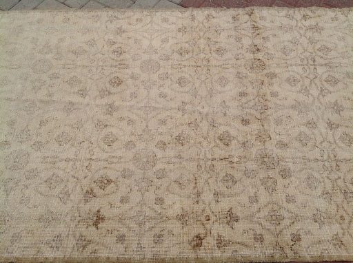 Antique Turkish Oushak Rug 195cm x 107cm Hand Knotted