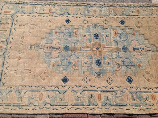 Antique Turkish Oushak Rug 206cm x 114cm Hand Knotted