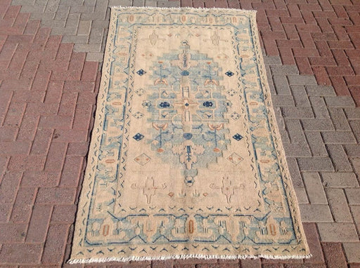 Antique Turkish Oushak Rug 206cm x 114cm Hand Knotted