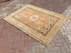 Antique Turkish Oushak Rug 206cm x 152cm Hand Knotted