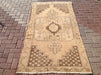 Antique Turkish Oushak Rug 239cm x 122cm Hand Knotted