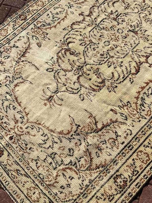 Antique Turkish Oushak Rug 255cm x 162cm Hand Knotted