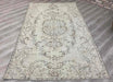 Antique Turkish Oushak Rug 261cm x 179cm Hand Knotted