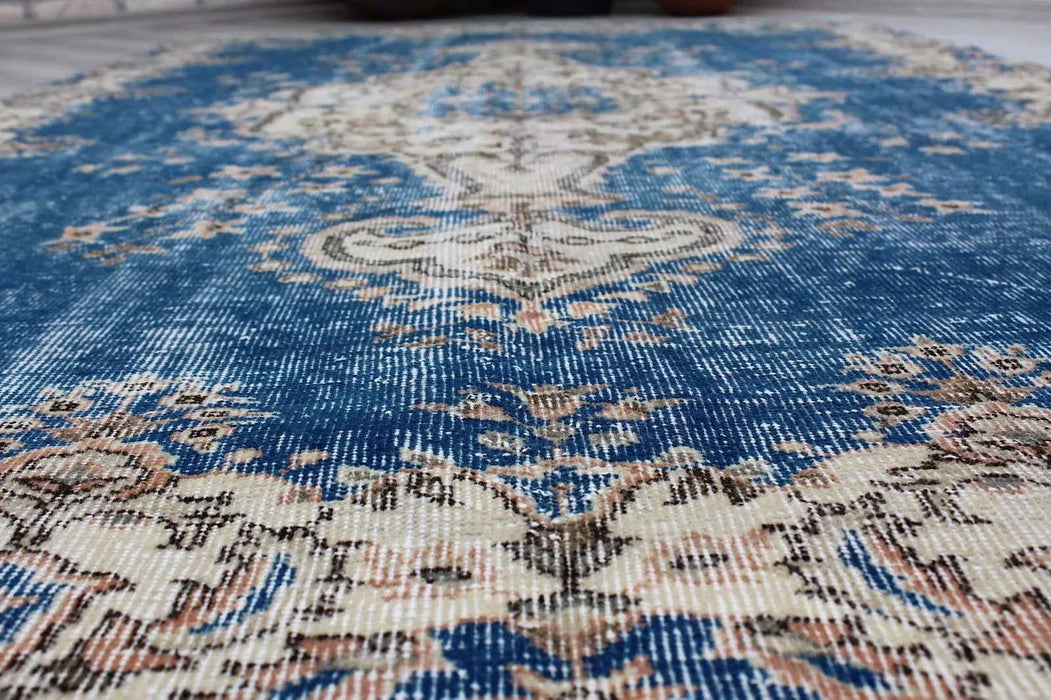 Antique Turkish Oushak Rug 269cm x 169cm Hand Knotted