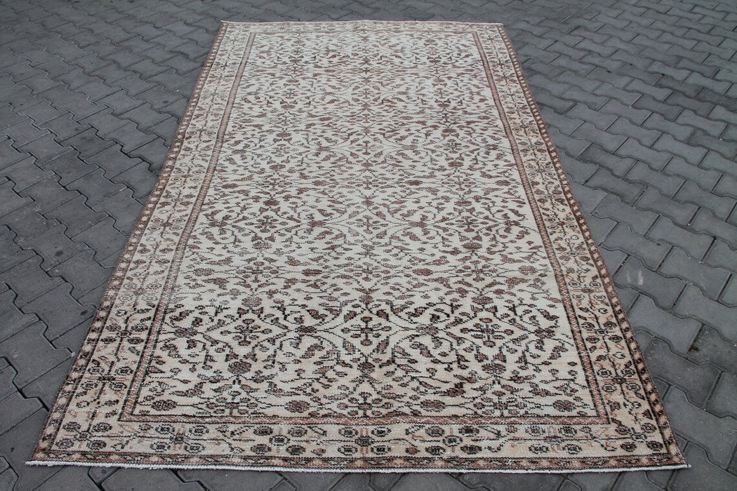 Antique Turkish Oushak Rug 270cm x 156cm Hand Knotted