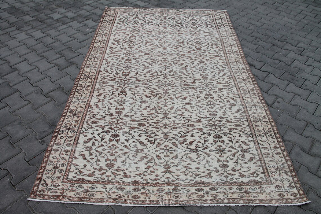 Antique Turkish Oushak Rug 270cm x 156cm Hand Knotted