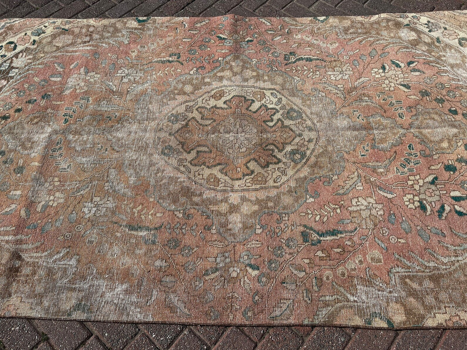 Antique Turkish Oushak Rug 280cm x 147cm Hand Knotted