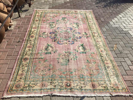 Antique Turkish Oushak Rug 290 cm x 178 cm Hand Knotted