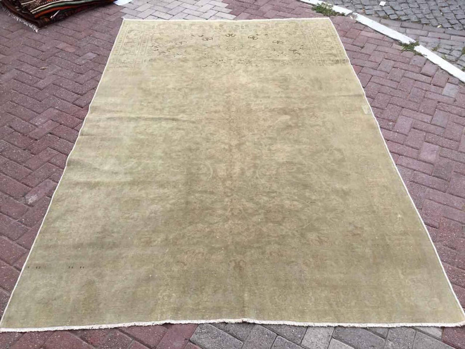 Antique Turkish Oushak Rug 293cm x 193cm Hand Knotted