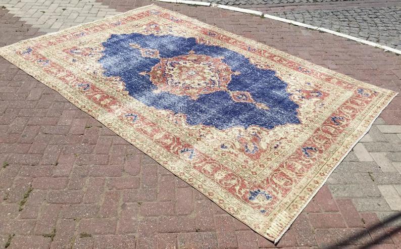 Antique Turkish Oushak Rug 309cm x 204cm Hand Knotted