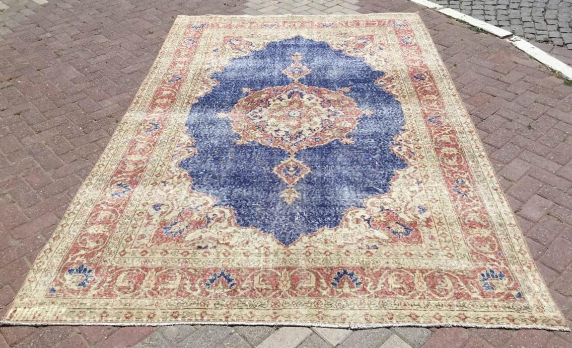 Antique Turkish Oushak Rug 309cm x 204cm Hand Knotted