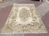 Antique Turkish Oushak Rug 310cm x 185cm Handmade