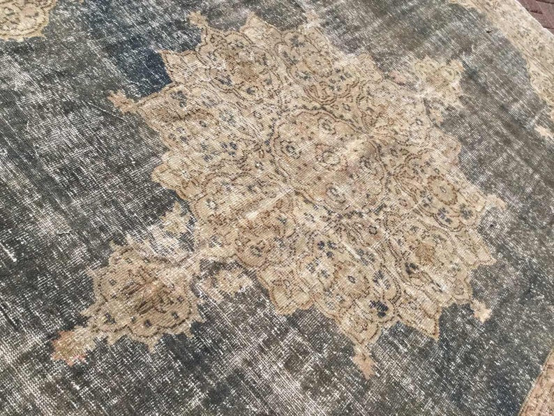 Antique Turkish Oushak Rug 312cm x 230cm Hand Knotted